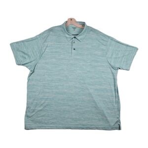Architect Golf Performance Men's Size 3X Teal Green Polo Shirt‎